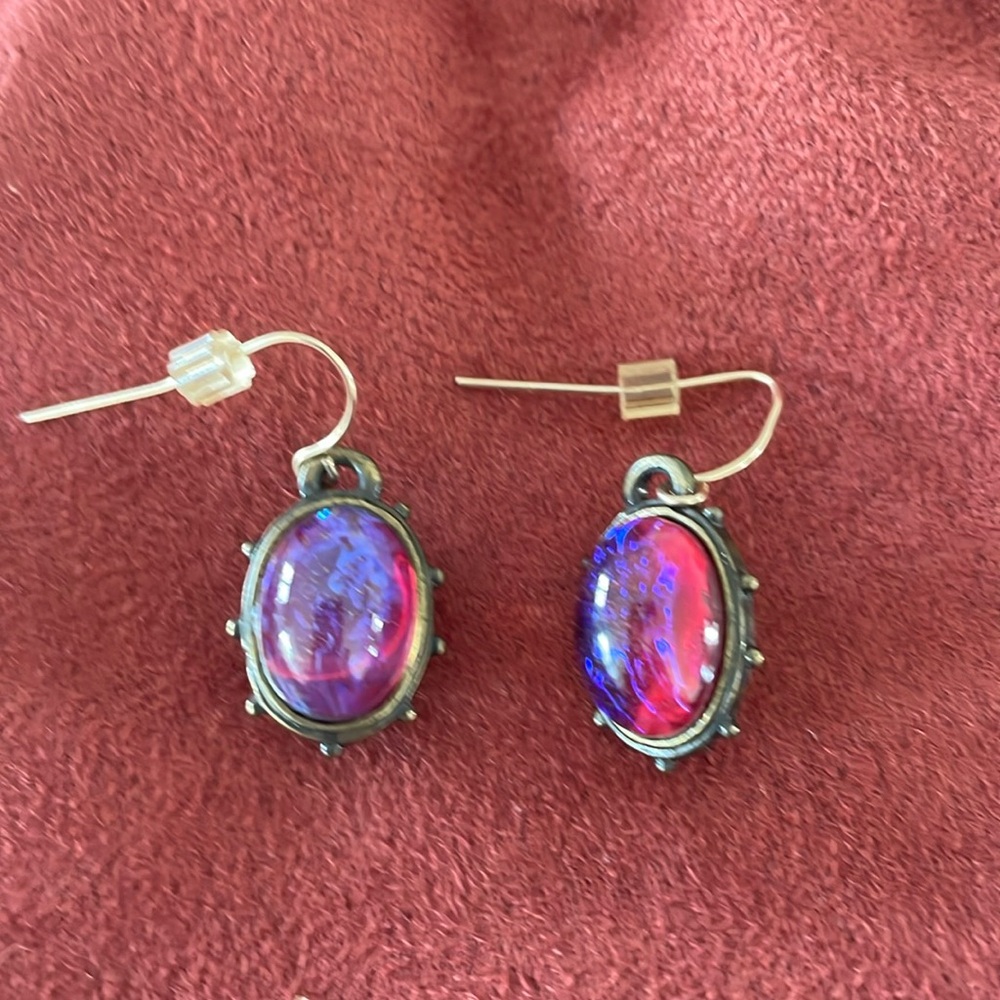 Longaberger So Rachel Cabochon Earrings